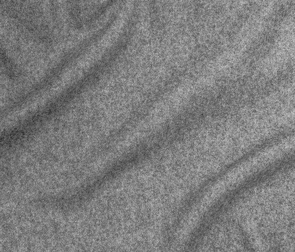 Remnant - Charcoal Gray Melton Mix Coating - 2.86 yd