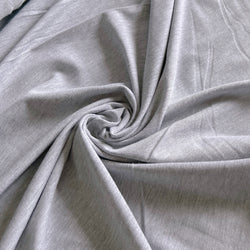 Heather Gray Bamboo Cotton French Terry