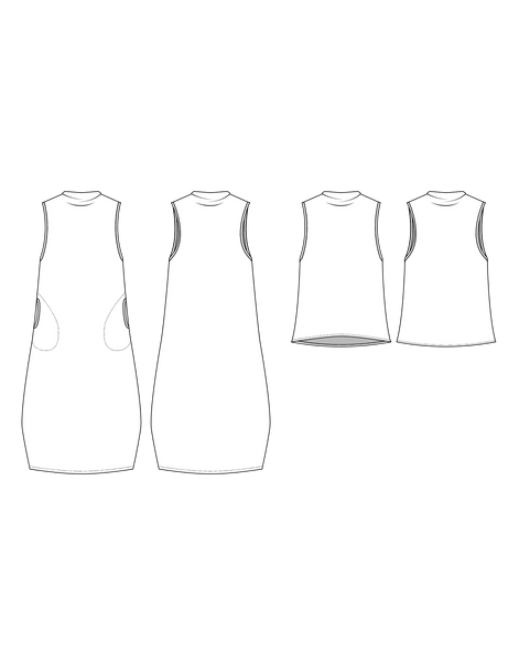 Dew Dress Sewing Pattern by Friday Pattern Company