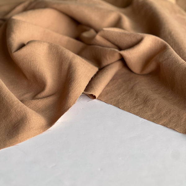 Latte Linen Cotton Twill