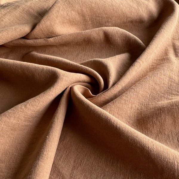 Latte Linen Cotton Twill