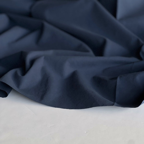 Navy Heavyweight Cotton Broadcloth