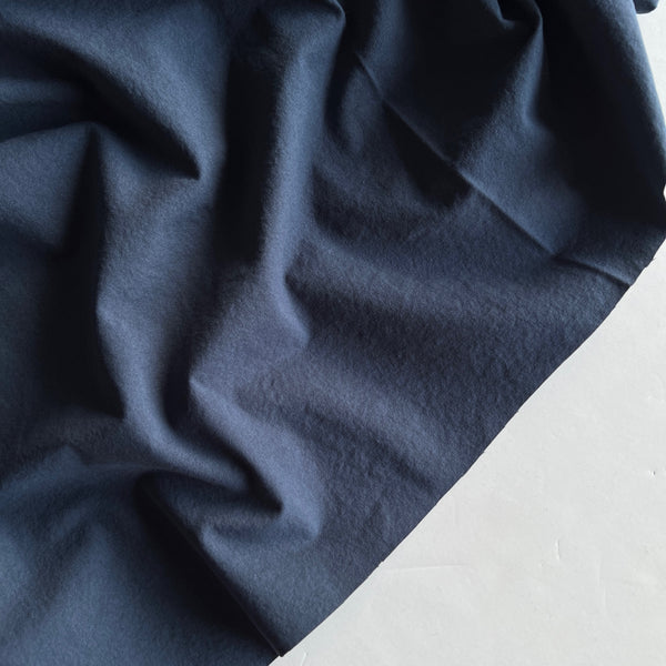 Navy Heavyweight Cotton Broadcloth