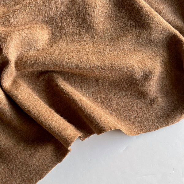 Camel Brushed Mohair Coating