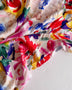 Watercolor Brushstroke Floral Crepe de Chine