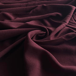 Berry Linen Viscose Crepe