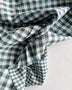 Forest Green Gingham Double Gauze