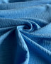 Azure Blue Organic Cotton Double Gauze