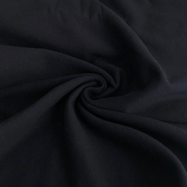 Remnant - Black Trainers Fleece - 2.48 yd