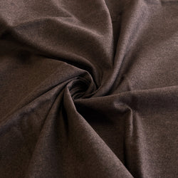 Remnant - Espresso Cotton Flannel Twill - 1.47  yd