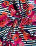 Remnant - Paparounes Crimson Striped Jersey - 0.88  yd