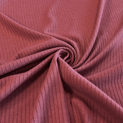 Dark Blush Wide Rib Knit