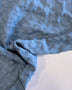 Denim Blue Pyper Checked Linen Jacquard