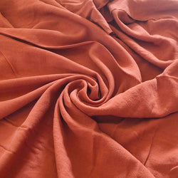 Remnant - Maple Viscose Linen Crepe - 1.51 yd