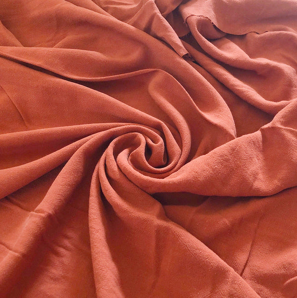 Remnant - Maple Viscose Linen Crepe - 1.51 yd