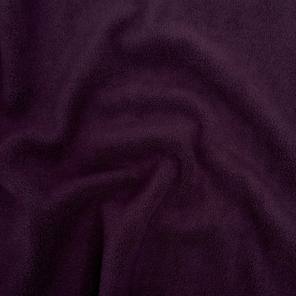 Remnant - Blackberry Polar Fleece - 1.2  yd