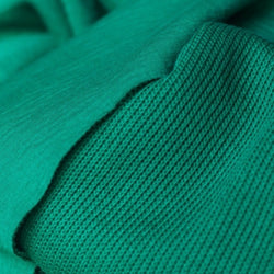 Remnant - Jolly Green Doubleface Rib Knit - 1  yd