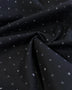 Cross Stitch Black Linen Cotton Blend