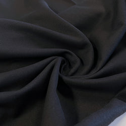 Black Cotton Poly Sweatshirt Fleece