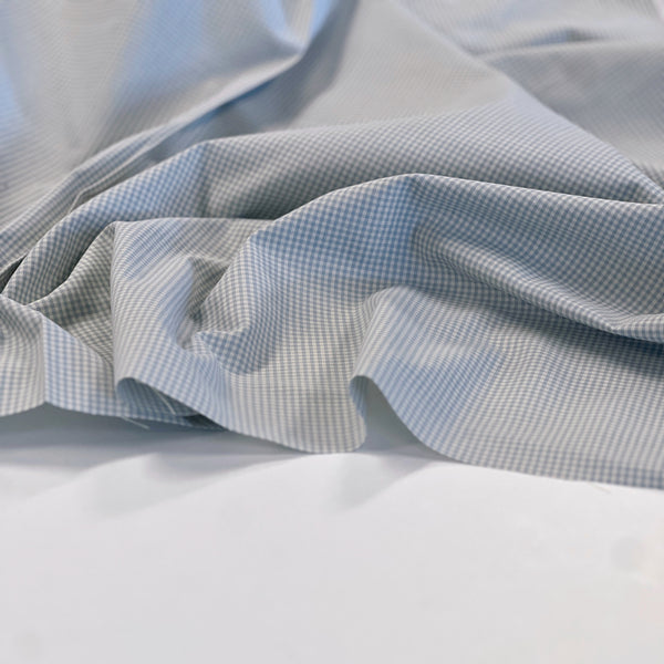 Sage Microcheck Cotton Gingham