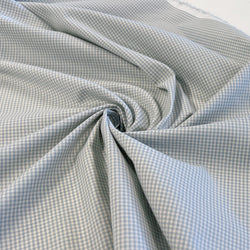 Sage Microcheck Cotton Gingham