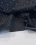 Cross Stitch Black Linen Cotton Blend