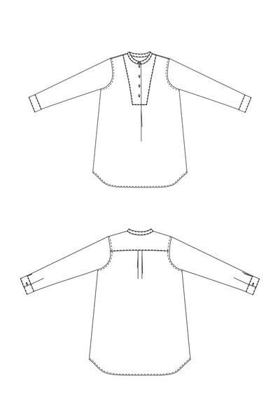 Niven Dress Sewing Pattern by Merchant & Mills