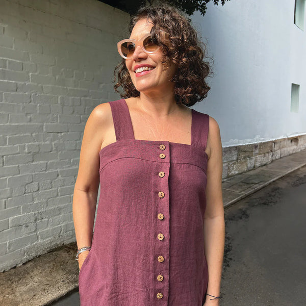 Ophelia Dress Sewing Pattern by Tessuti Fabrics