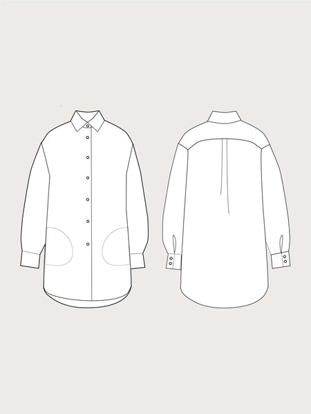 Oversized Shirt Sewing Pattern from The Assembly Line