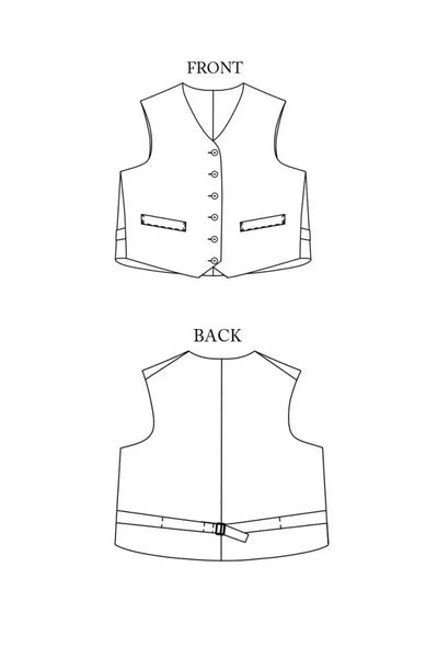 Miller Waistcoat Sewing Pattern by Merchant & Mills