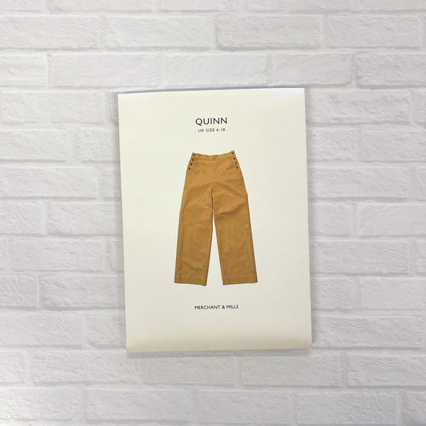 Quinn Trousers Sewing Pattern by Merchant & Mills