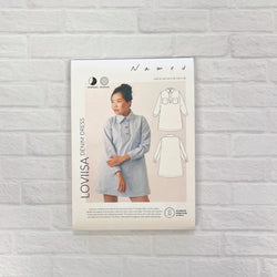 Loviisa Denim Dress Sewing Pattern by Named Clothing