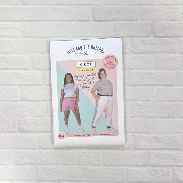 Cece Joggers Sewing Pattern by Tilly and the Buttons