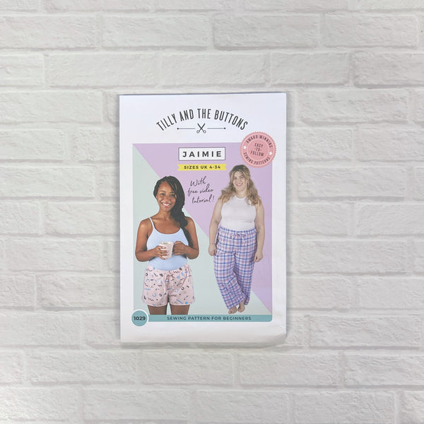 Jaimie Pyjamas Sewing Pattern by Tilly and the Buttons