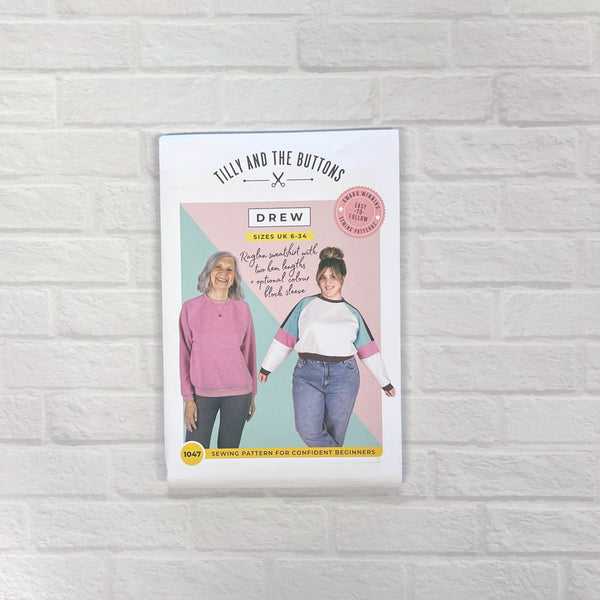 Drew Sweatshirt Sewing Pattern by Tilly and the Buttons