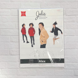 Alex Half-Zip Pullover Sewing Pattern by Jalie Patterns