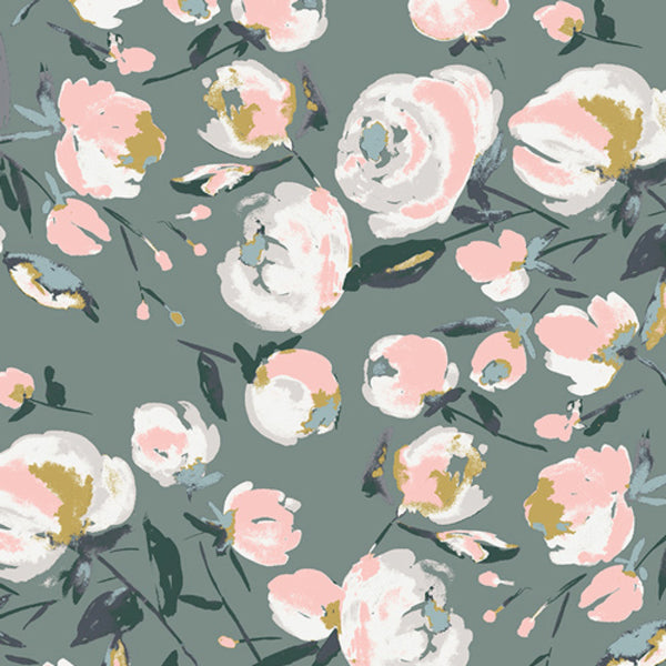 Remnant - Everlasting Blooms Rayon Challis - 2.35  yd
