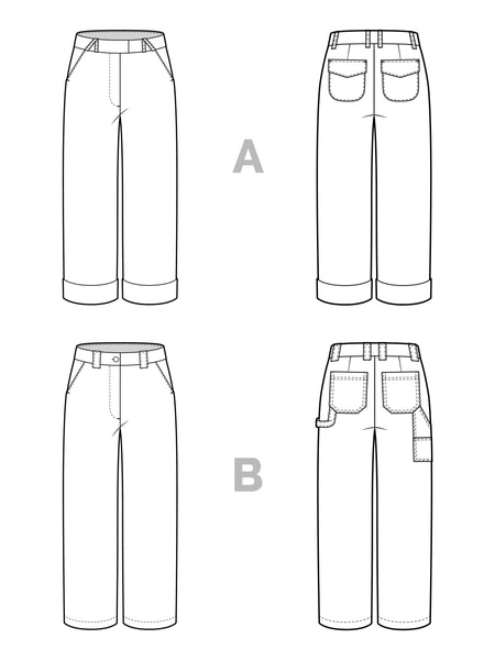 Rika Pants Sewing Pattern by Closet Core Patterns