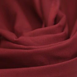 Remnant - Deep Red Cotton Canvas - 0.87 yd