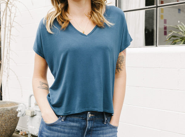 Tabor V-Neck Sewing Pattern by Sew House Seven