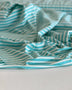 Aqua Stripe Cotton Spandex Jersey - Needle Sharp