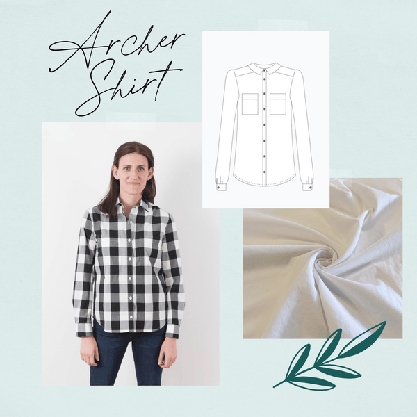 Archer Button Up Sewing Kit - Needle Sharp