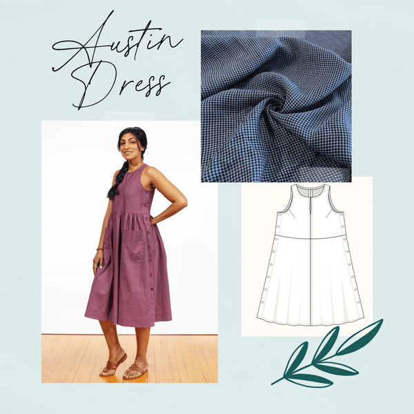 Austin Dress Sewing Kit - Needle Sharp