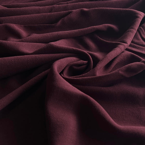 Berry Linen Viscose Crepe - Needle Sharp