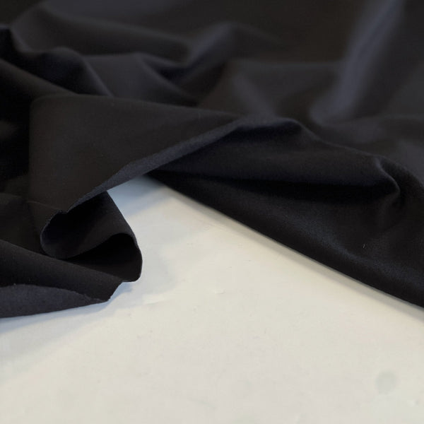 Black Bamboo Cotton Fleece - Needle Sharp
