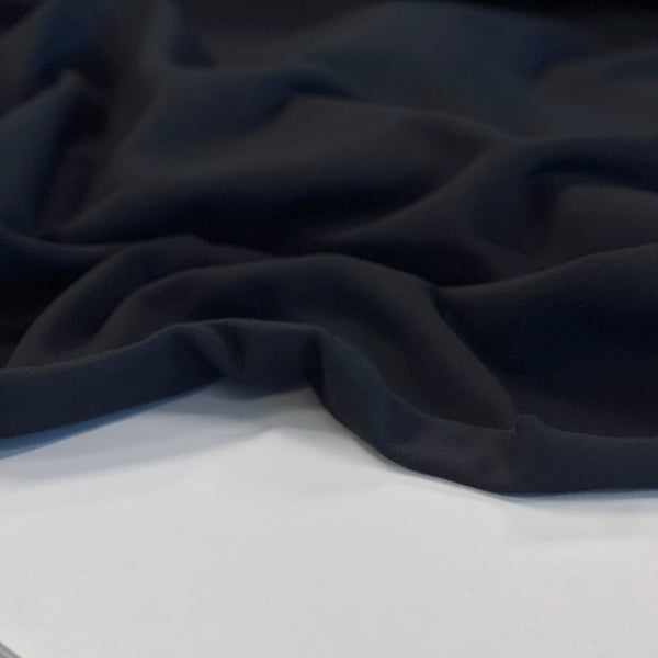 Black Cotton Poly Sweatshirt Fleece - Needle Sharp