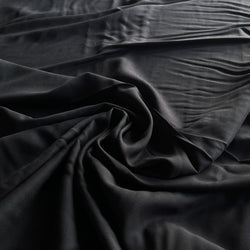 Black Rayon Poplin - Needle Sharp