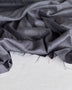 Black Textured Viscose Cotton Crepe - Needle Sharp