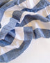 Blue and White Beach Stripe Linen - Needle Sharp
