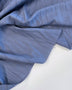 Blue Dahlia Stripe Viscose Linen - Needle Sharp